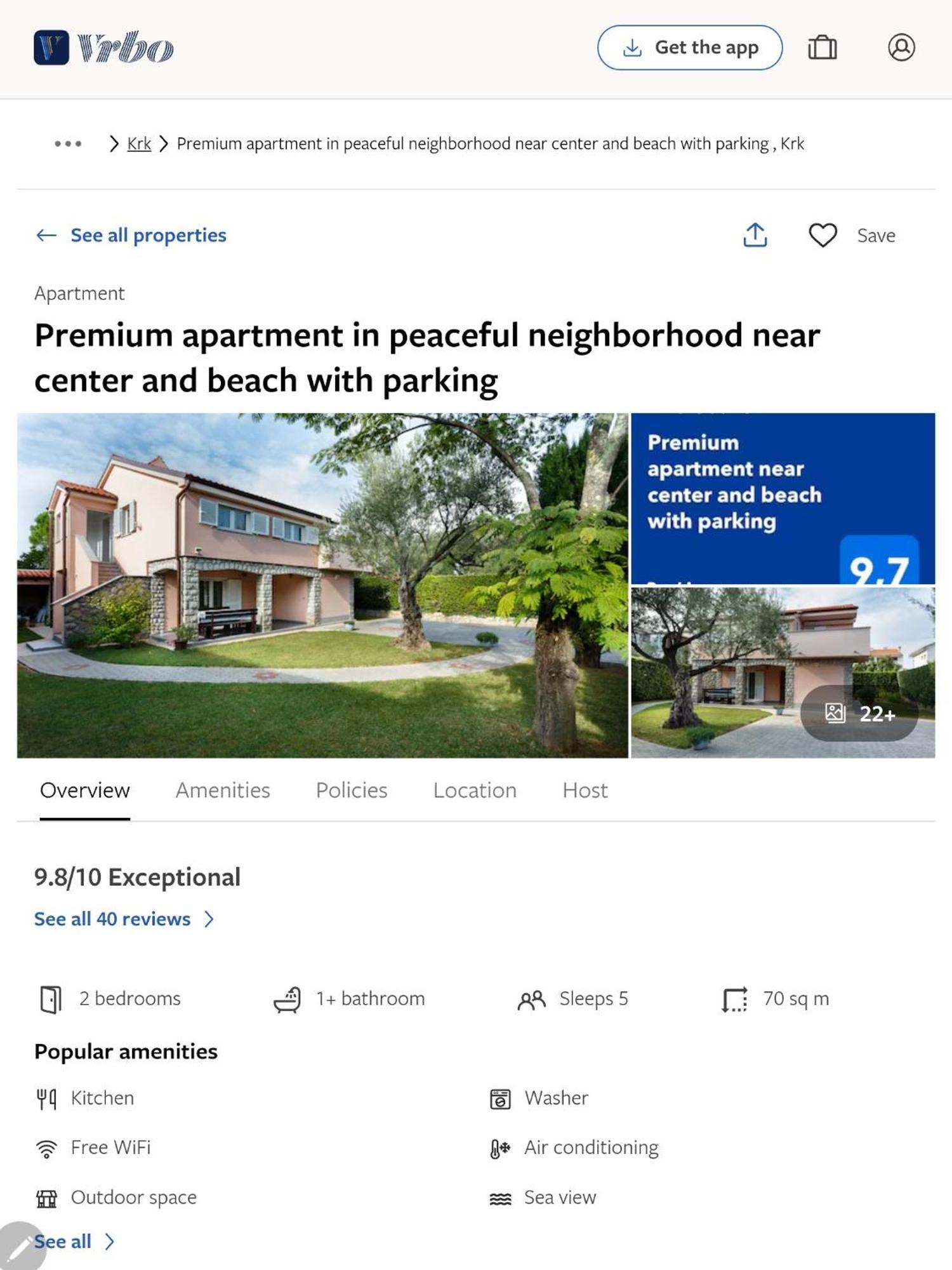 Premium Apartment Near Center And Beach With Parking Veglia Exterior foto